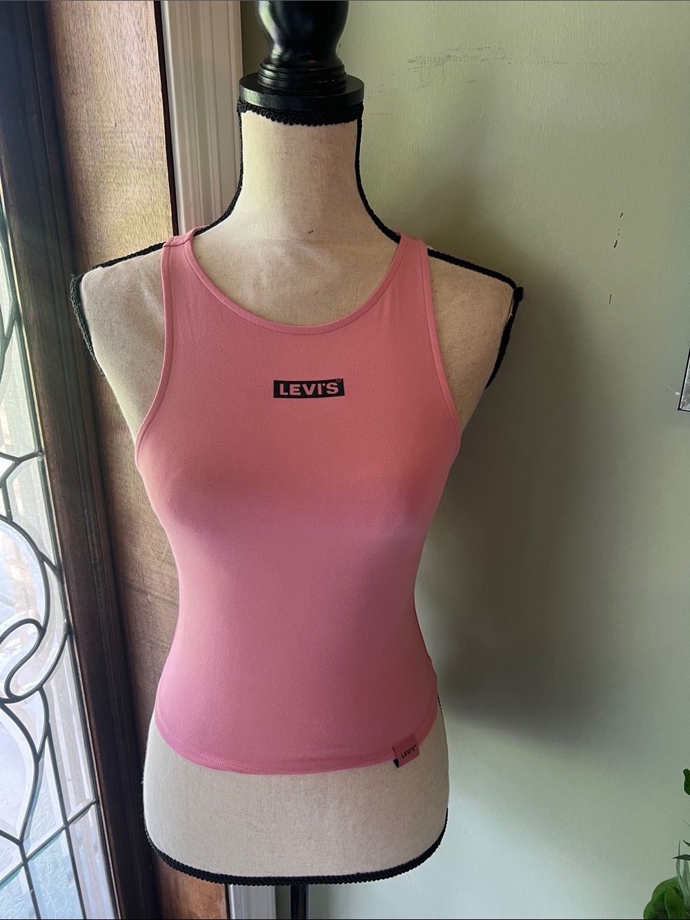Levi's Pink Slim Fit Racerback Tank